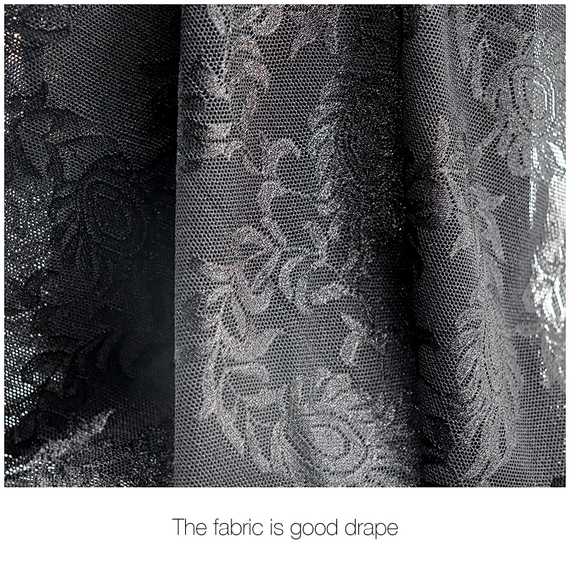 Nylon spandex jacquard mesh tricot fabric for underwear